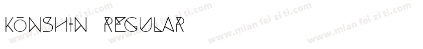 konshin Regular字体转换